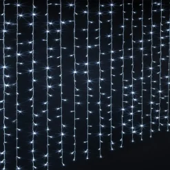Guirlande Lumineuse Grand Format|Guirlande Lumineuse|Feeric Lights & Christmas Rideau lumineux H2 m L1,50 m 300 LED Blanc froid