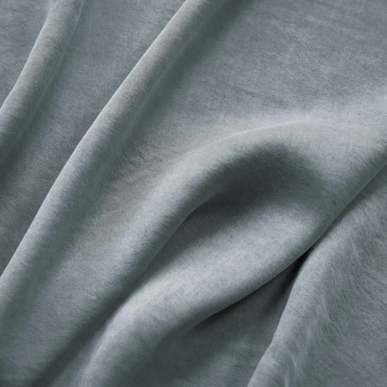 Rideau|EMINZA Rideau lyocell Tencel™ ajustable (140 x max 270 cm) Olivia stone Bleu