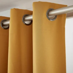 Rideau|EMINZA Rideau obscurcissant (140 x 180 cm) Dark Jaune moutarde