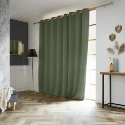Rideau|EMINZA Rideau obscurcissant (280 x 260 cm) Dark Vert kaki