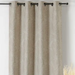 Rideau Thermique|Rideau|LINDER Rideau obscurcissant isolant (140 x 240 cm) Bengale Beige