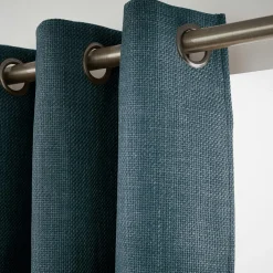 Rideau Thermique|Rideau|EMINZA Rideau obscurcissant thermique (140 x 180 cm) Alba Bleu