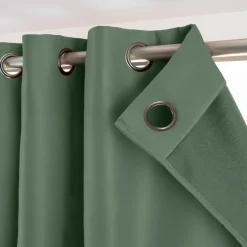 Rideau Thermique|Rideau|EMINZA Rideau obscurcissant thermique (140 x 280 cm) Calore Vert romarin
