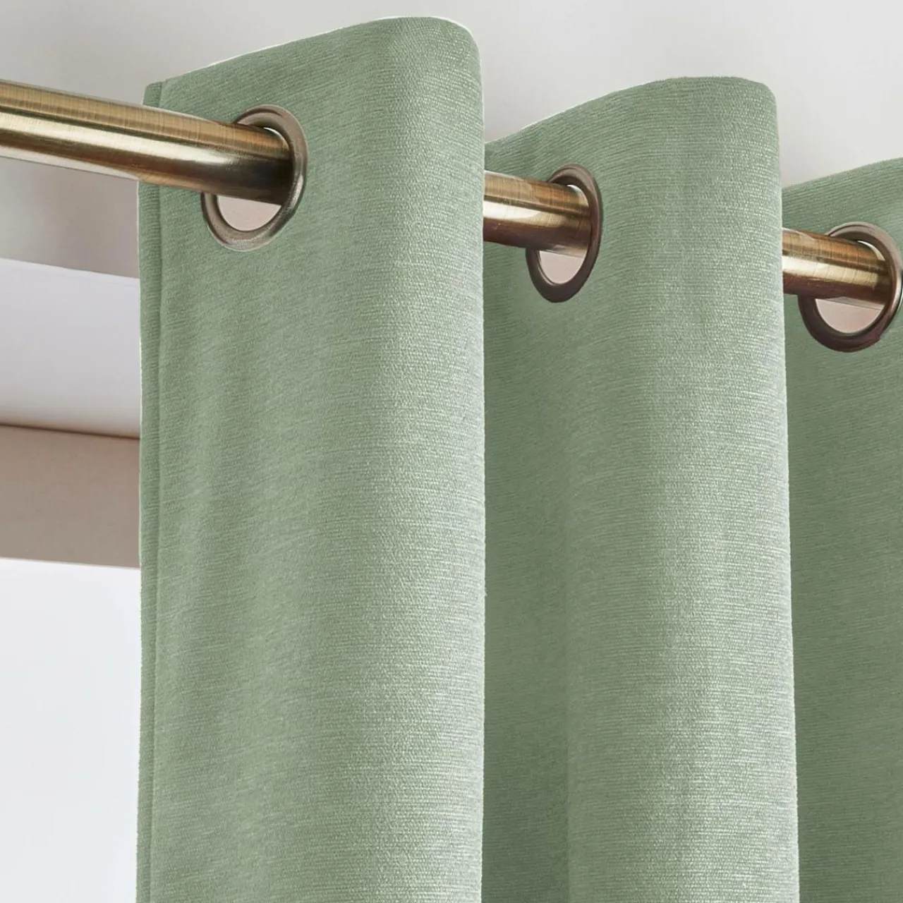 Rideau|EMINZA Rideau obscurcissant thermique (140 x 240 cm) Minuit Vert kaki