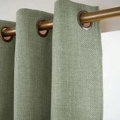 Rideau Thermique|Rideau|EMINZA Rideau obscurcissant thermique (140 x 180 cm) Alba Vert romarin