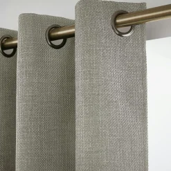 Rideau Thermique|Rideau|EMINZA Rideau obscurcissant thermique (180 x 260 cm) Alba Taupe