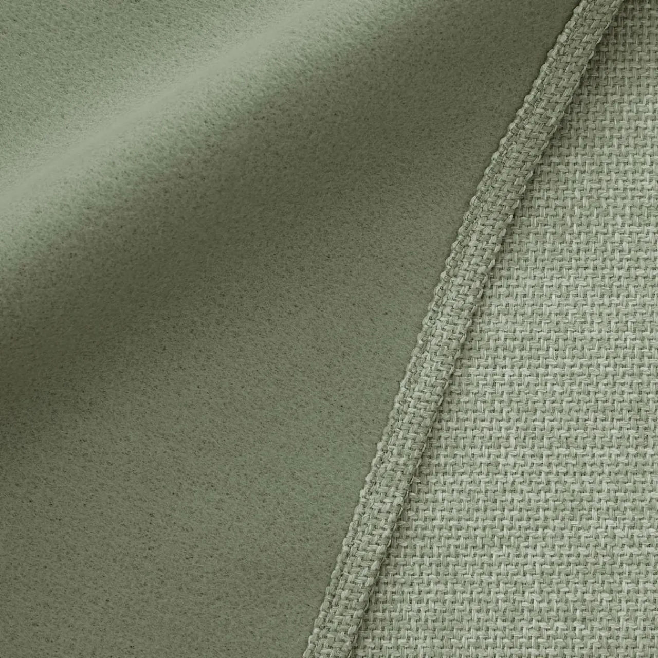 Rideau Thermique|Rideau|EMINZA Rideau obscurcissant thermique galon fronceur (140 x 240 cm) Alba Vert romarin