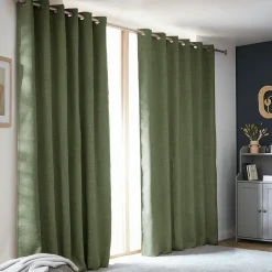 Rideau Thermique|Rideau|EMINZA Rideau obscurcissant thermique (180 x 260 cm) Alba Vert kaki