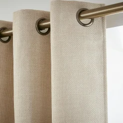 Rideau Thermique|Rideau|EMINZA Rideau obscurcissant thermique (140 x 180 cm) Alba grège Beige