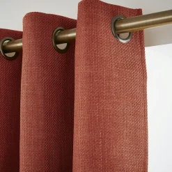 Rideau Thermique|Rideau|EMINZA Rideau obscurcissant thermique (140 x 280 cm) Alba Terracotta