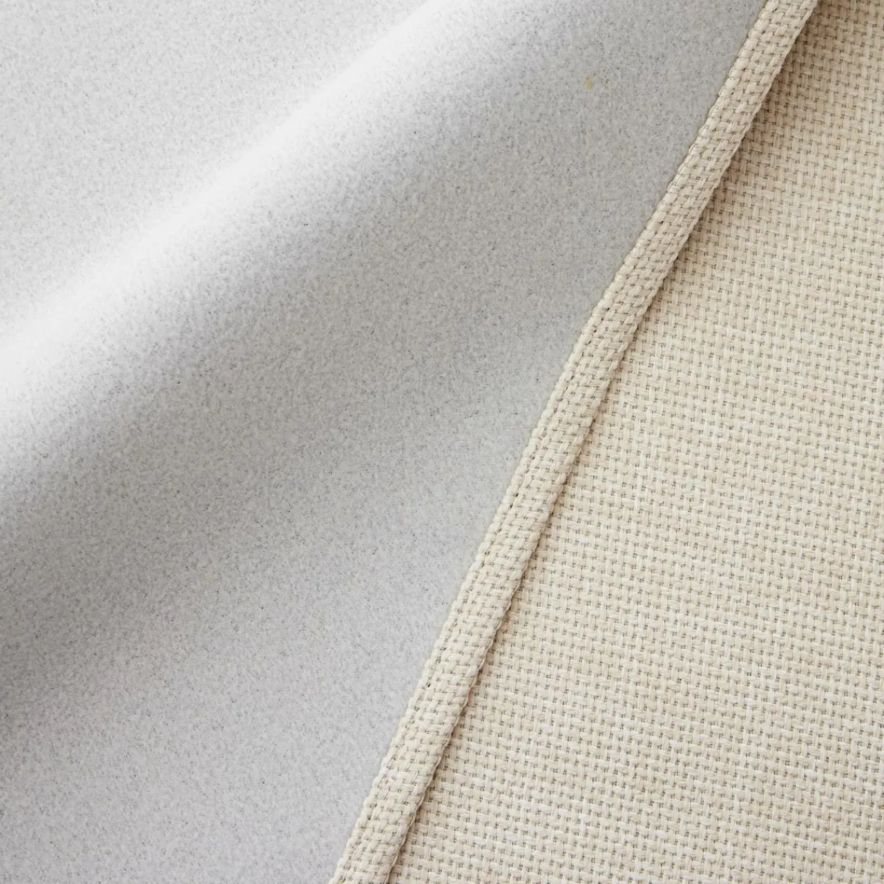 Rideau Thermique|Rideau|EMINZA Rideau obscurcissant thermique galon fronceur (140 x 240 cm) Alba grège Beige