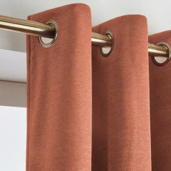Rideau|EMINZA Rideau obscurcissant thermique (180 x 260 cm) Minuit Terracotta