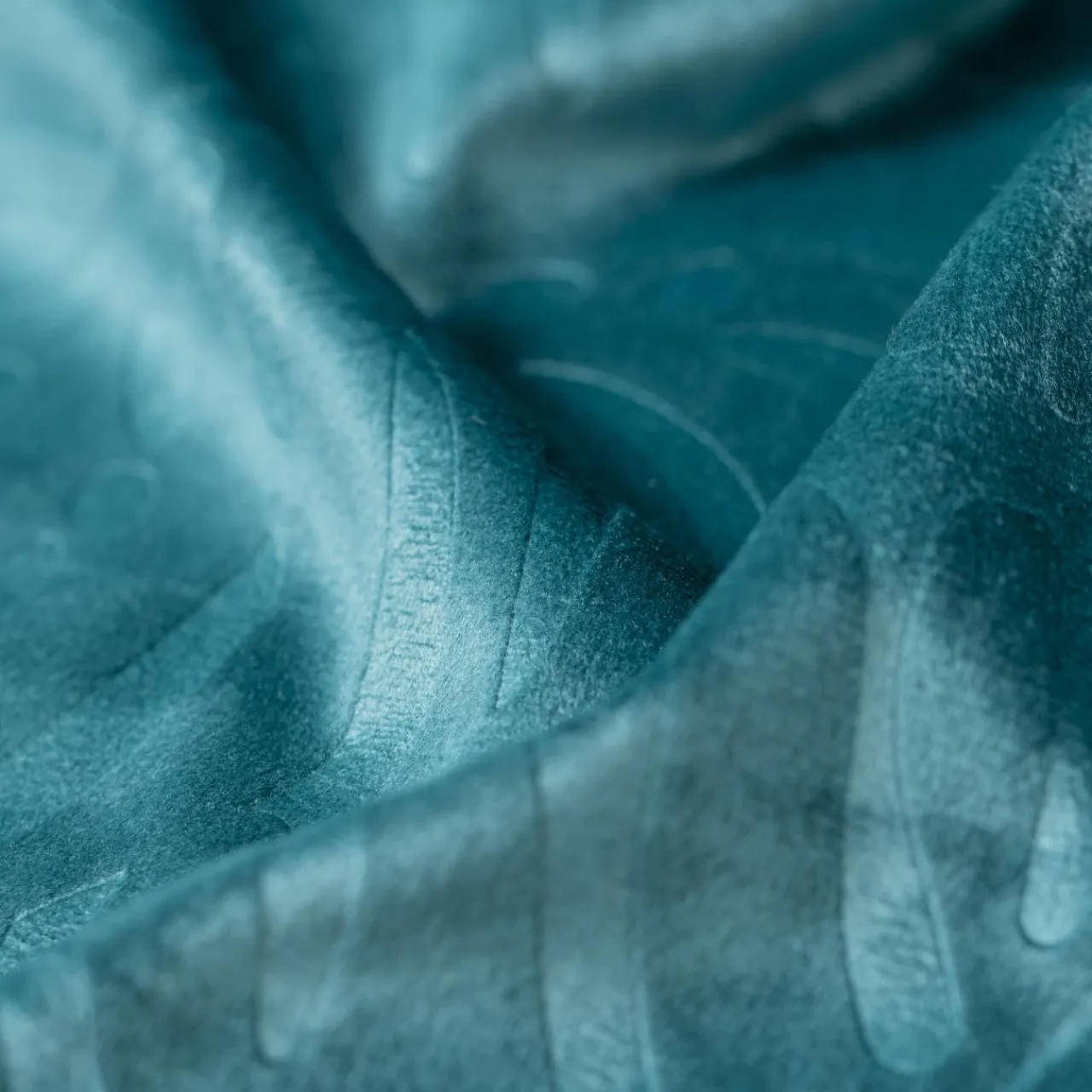 Rideau|EMINZA Rideau obscurcissant velours (140 x 280 cm) Fern Bleu pétrole