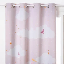 Rideau Enfant|Rideau Enfant|ATMOSPHERA Rideau occultant enfant (135 x 260 cm) Château Rose
