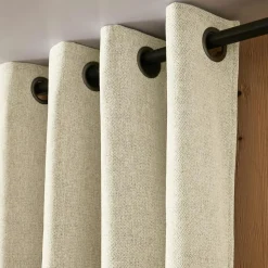 Rideau Thermique|Rideau|EMINZA Rideau occultant isolant Total Blackout (140 x 180 cm) Magnus Beige