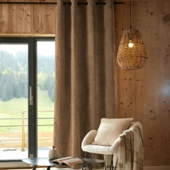 Rideau Thermique|Rideau|EMINZA Rideau occultant isolant Total Blackout (140 x 240 cm) Magnus Camel