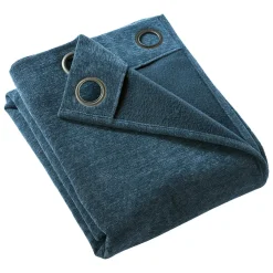 Rideau Thermique|Rideau|EMINZA Rideau occultant isolant Total Blackout (140 x 180 cm) Magnus Bleu nuit