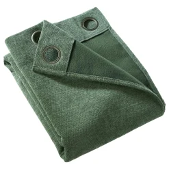 Rideau Thermique|Rideau|EMINZA Rideau occultant isolant Total Blackout (140 x 180 cm) Magnus Vert romarin