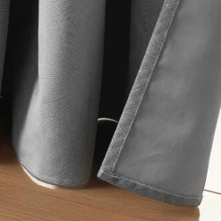 Rideau|douceur d'intu017drieur Rideau occultant velours (140 x 260 cm) Olympe Gris Anthracite