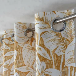 Rideau|ENJOY HOME Rideau oeillets (135 x 240 cm) Bundi Jaune moutarde