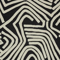 Rideau|LINDER Rideau oeillets (140 x 260 cm) Nairobi Noir