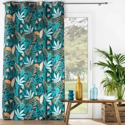 Rideau|DOUCEUR D'INTERIEUR Rideau oeillets (140 x 280 cm) Tilda Vert