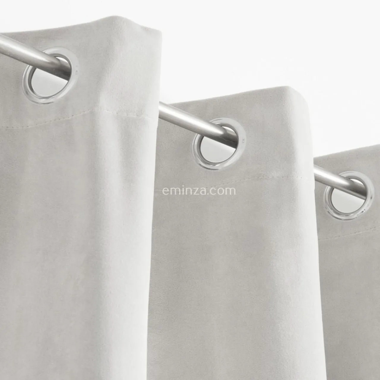 Rideau|ATMOSPHERA Rideau oeillets (140 X 260 cm) Velours Ivoire