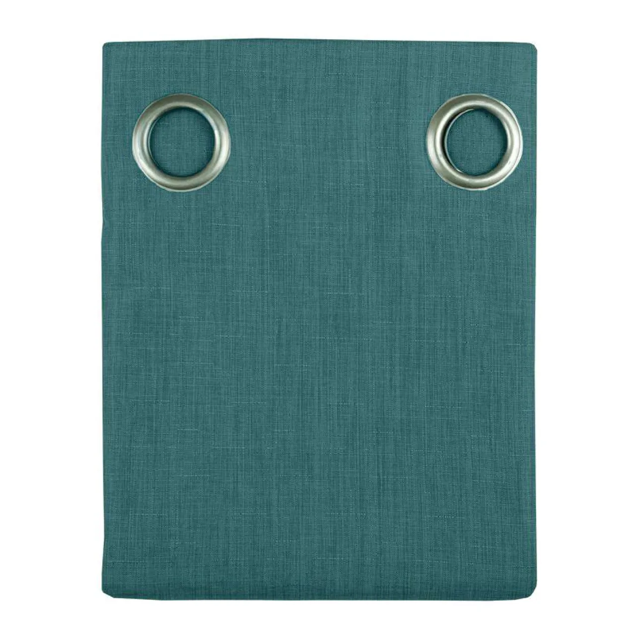 Rideau|LOVELY CASA Rideau oeillets (140 x H260 cm) Béa Bleu canard