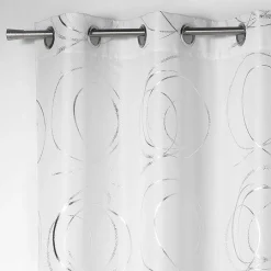 Rideau|DOUCEUR D'INTERIEUR Rideau oeillets (140 x H260 cm) Bully Blanc