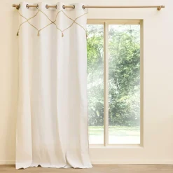 Rideau|douceur d'intu017drieur Rideau polycoton (140 x 240 cm) Lacia Beige