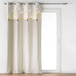 Rideau|douceur d'intu017drieur Rideau polycoton (140 x 240 cm) Melisse Beige