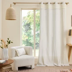 Rideau|douceur d'intu017drieur Rideau polycoton (140 x 240 cm) Vertis Beige