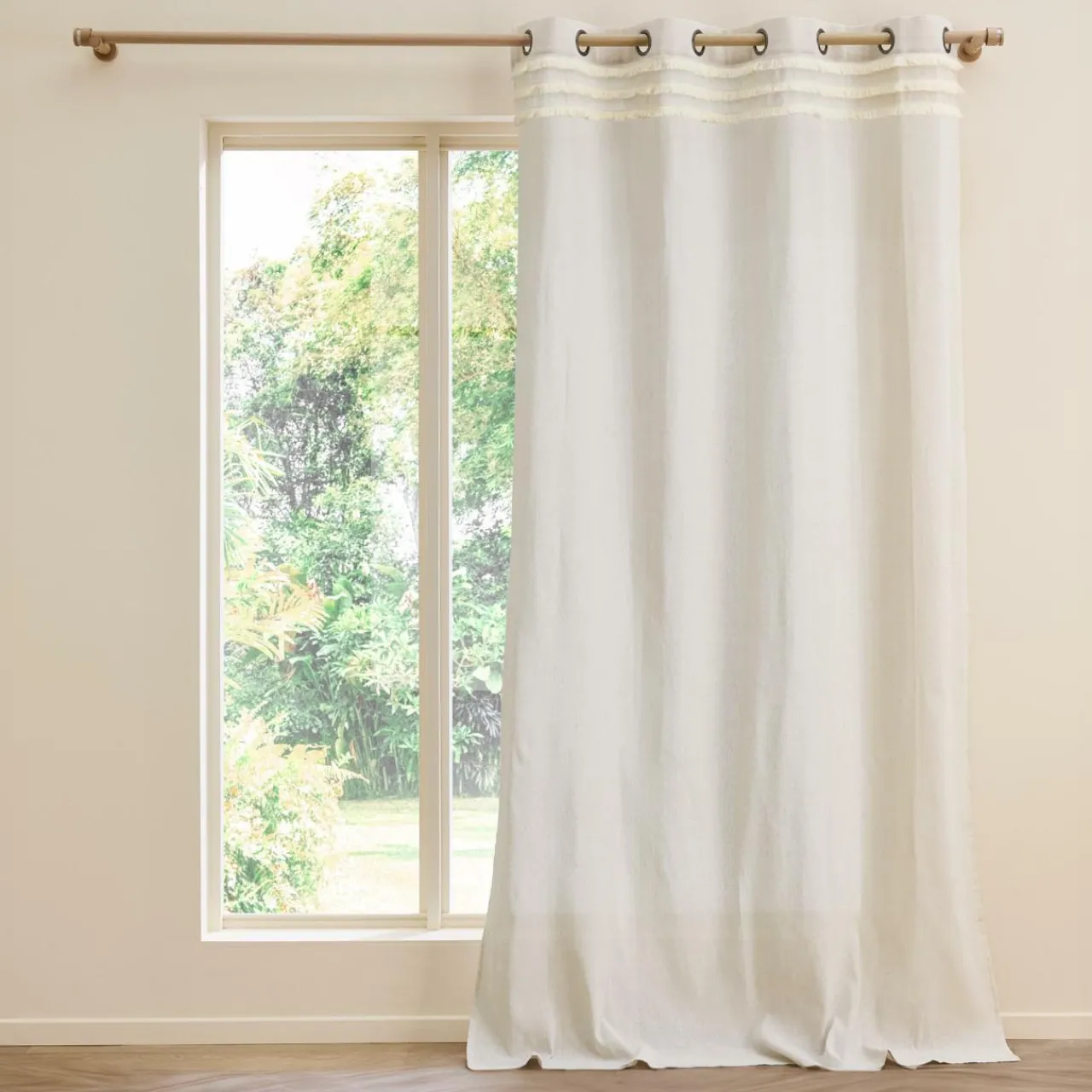 Rideau|douceur d'intu017drieur Rideau polycoton (140 x 240 cm) Vertis Beige