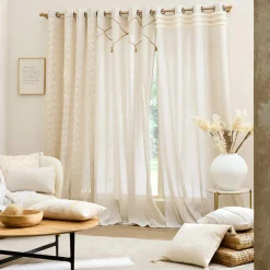 Rideau|douceur d'intu017drieur Rideau polycoton (140 x 240 cm) Vertis Beige