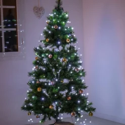 Guirlande Lumineuse|KAEMINGK Rideau pour sapin H2,40 m 832 Micro LED Flashing light Blanc froid