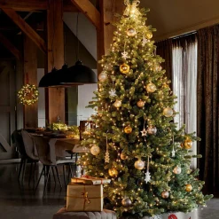 Guirlande Lumineuse|KAEMINGK Rideau pour sapin H2,40 m 832 Micro LED Flashing light Blanc chaud