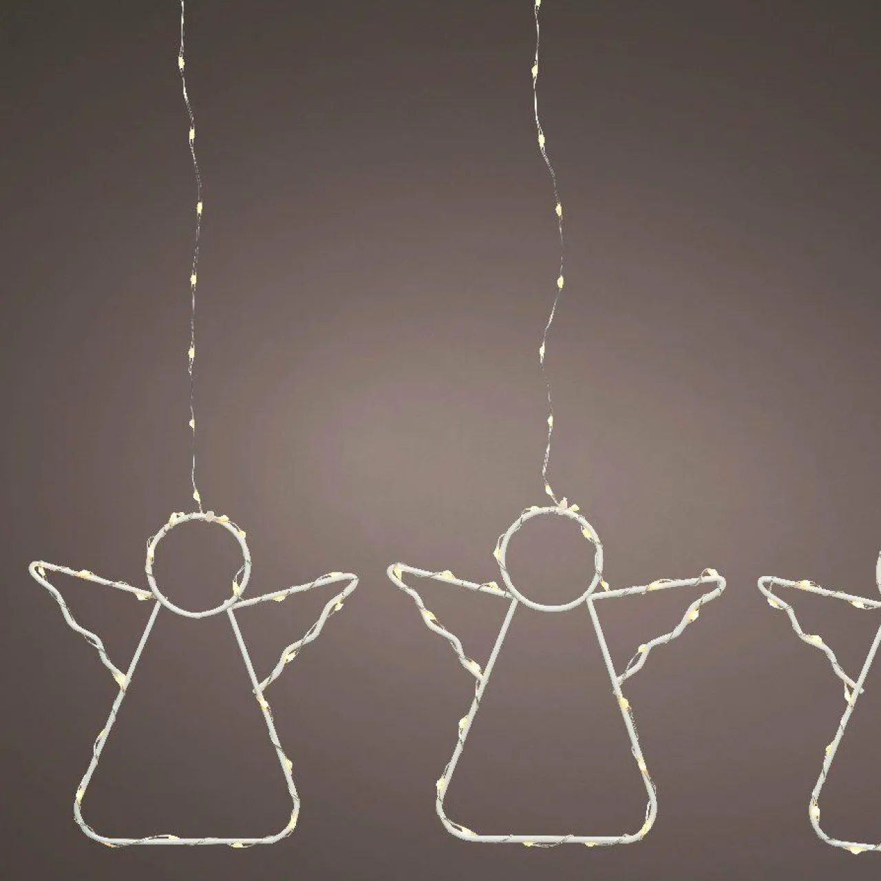 Guirlande Lumineuse|KAEMINGK Rideau pour sapin Micro Led H2,10 m 762 LED Ange Blanc très chaud