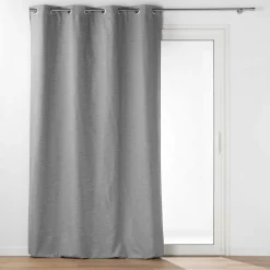 Rideau Thermique|Rideau|DOUCEUR D'INTERIEUR Rideau thermique doublure amovible (140 x 260 cm) Coverline Gris Anthracite