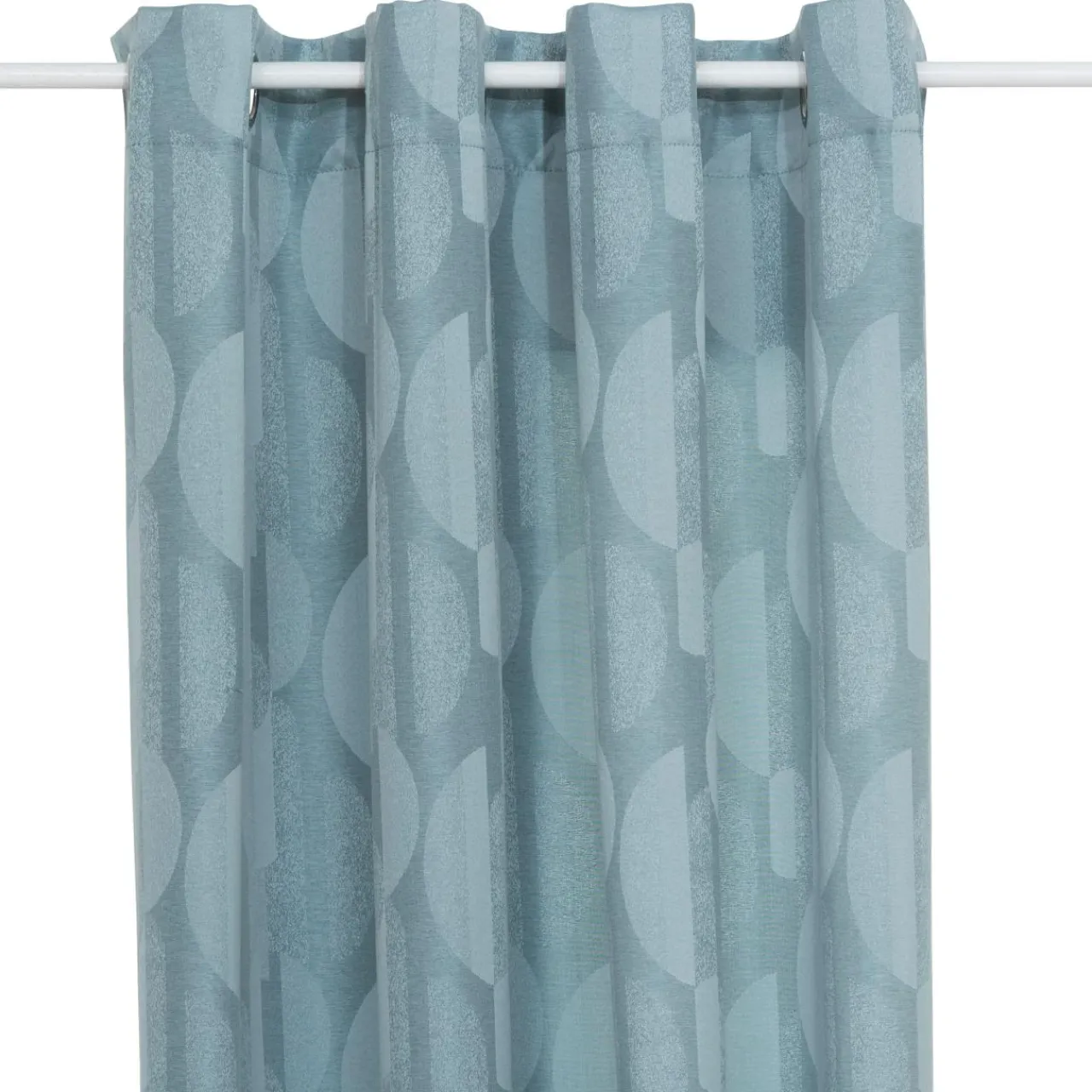 Rideau|Atmosphera, cru017dateur d'intu017drieur Rideau tissé (140 x 260 cm) Wimbi Bleu