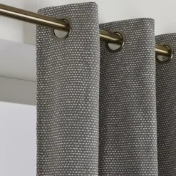 Rideau|EMINZA Rideau tissage jacquard (140 x 240 cm) Oscar Gris Anthracite