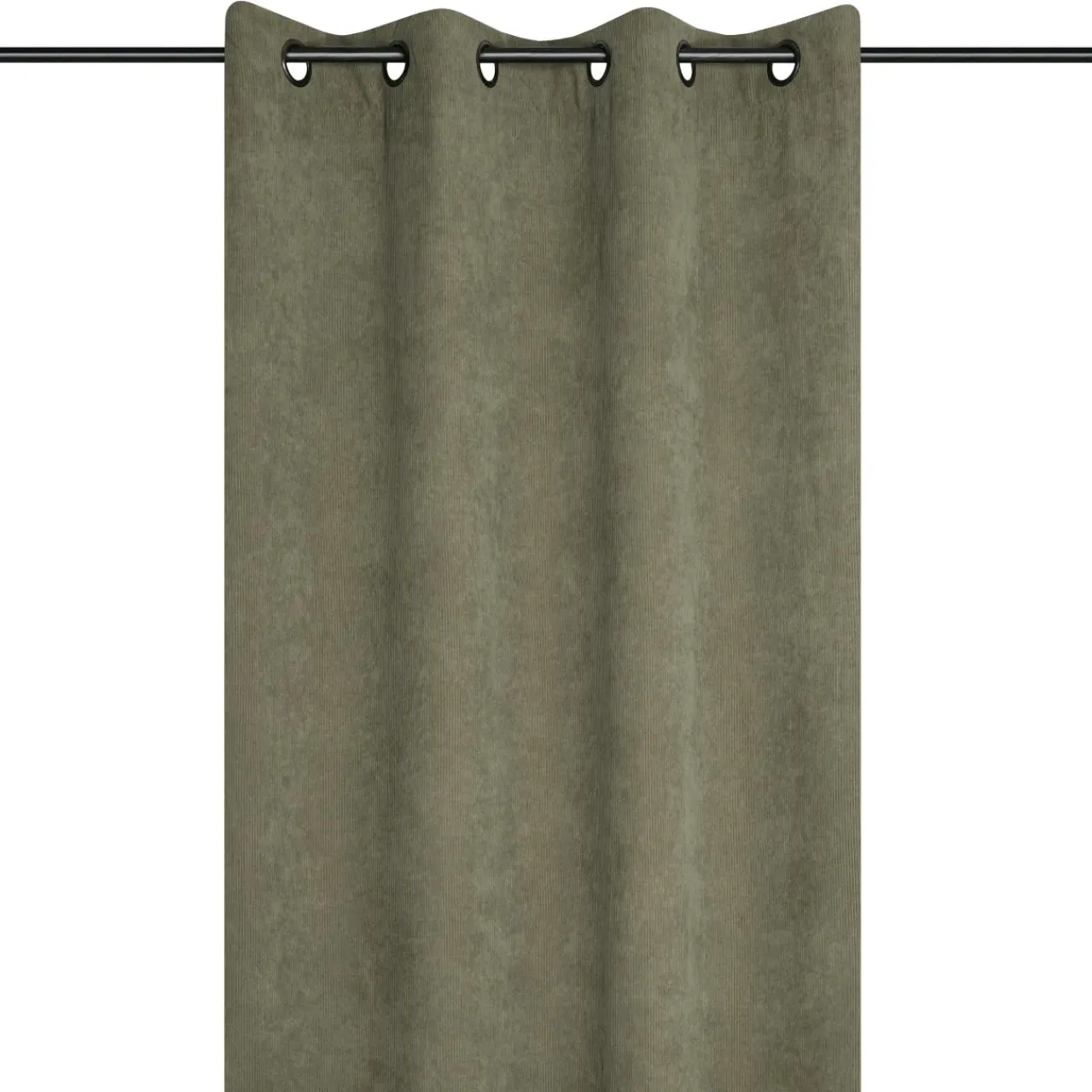 Rideau|STOF Rideau velours (140 x 260 cm) Dandy Vert kaki