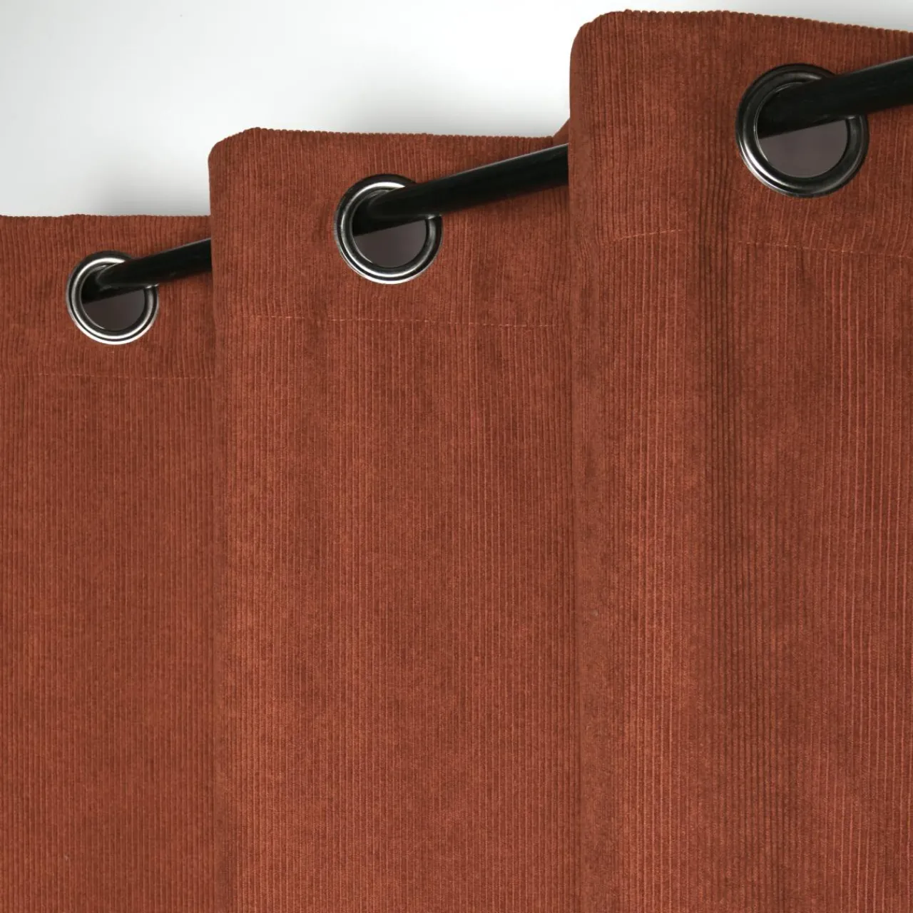 Rideau|STOF Rideau velours (140 x 260 cm) Dandy Terracotta