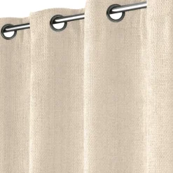Rideau|douceur d'intu017drieur Rideau velours chenille (140 x 260 cm) Leo Ecru