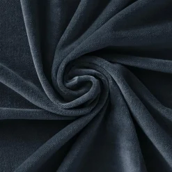 Rideau|EMINZA Rideau velours de coton ajustable (140 x max 270 cm) Victor Bleu nuit