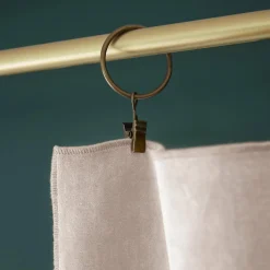 Rideau|EMINZA Rideau velours de coton ajustable (140 x max 270 cm) Victor pampa Beige