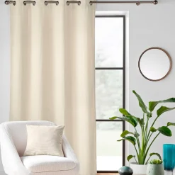 Rideau|douceur d'intu017drieur Rideau velours relief (140 x 260 cm) Nils Ecru