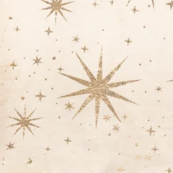 Bonnet, Chaussette Et Costume|JJA Sac cadeau (H70 cm) Étoiles Célestes et doré Ivoire