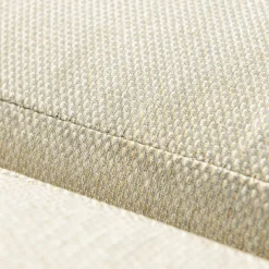 Salon De Jardin|MOBELLIA Salon de jardin aluminium 7 places 5 pcs Elba Blanc et beige Blanc - Beige