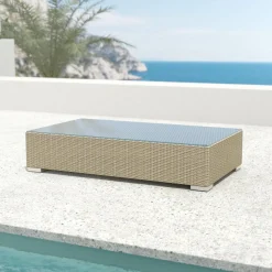 Salon De Jardin|MOBELLIA Salon de jardin en résine tressée 9 places 9 pcs Palma Gris et anthracite Tressé Gris - Anthracite