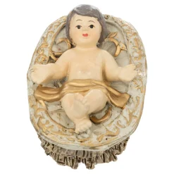 Personnages De Crèche|Feeric Lights & Christmas Santon (L5 x H3,2 cm) Petit Jésus Beige